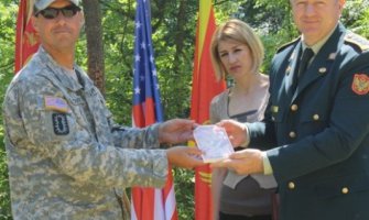 Pukovnik Zoran Lazarević obišao  kadete iz sastava Nacionalne garde Mejn