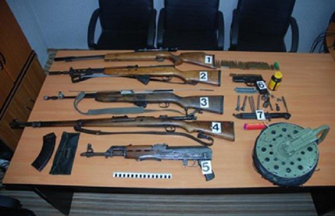 Pljevlja: Oduzeta veća količina oružja i municije  