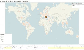 Objavljena svjetska mapa potrošnje kokaina i ekstazija za 2014. godinu