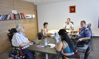 Uspostavljena saradnja između UMHCG i Uprave policije - CB Podgorica