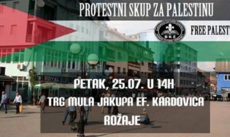 U petak protestni skup protiv dešavanja Gazi