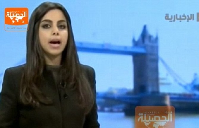 Prva voditeljka bez vela na državnoj arabijskoj televiziji!