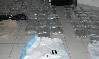 Zaplijenili 100 kg skanka