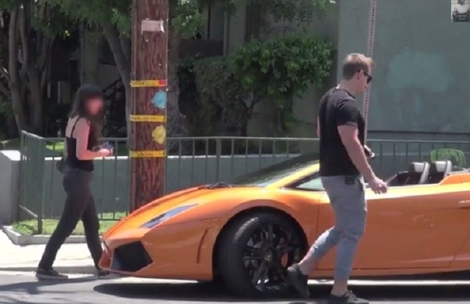 Kad sponzoruša ukapira da nije njegov Lamborghini (VIDEO)