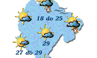 Na jugu sunce, na sjeveru popodne kiša