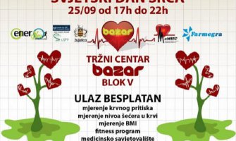 Svjetski Dan srca u tržnom centru Bazar
