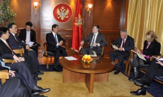 ''Odnose Crne Gore i Kine bilježi veoma pozitivan trend razvoja''