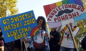 Na Paradi ponosa zloupotrijebljen crnogorski identitet