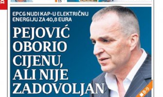 Pejović oborio cijenu, ali nije zadovoljan