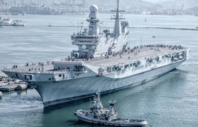 Najjači površinski ratni brod NATO-a u ponedeljak u Tivtu