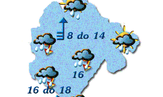 Sjutra obilna kiša na primorju i u centralnim djelovima zemlje