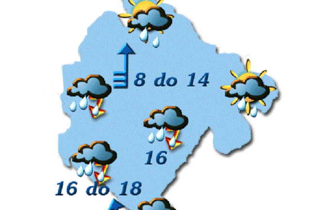 Sjutra obilna kiša na primorju i u centralnim djelovima zemlje