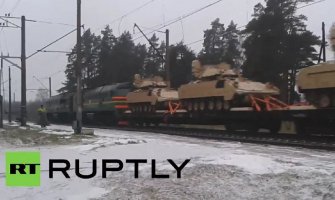 Tenkovi SAD-a viđeni u blizini ruskih granica!