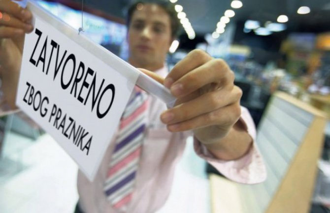 Za vrijeme praznika pet neradnih dana