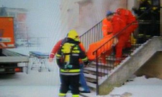  Požar u zgradi u Ćupriji