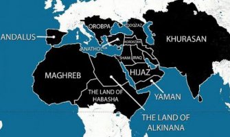 Kompletan Balkan dio crnog kalifata!