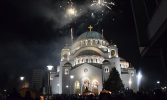 Beograđani dočekali pravoslavnu Novu godinu