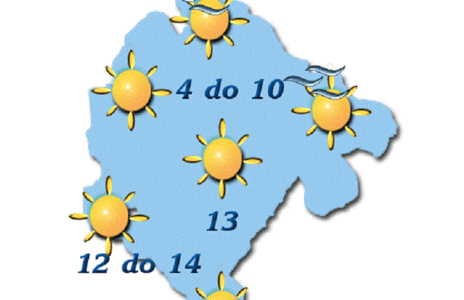 Sjutra sunčano i toplije