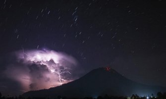 Eruptirao vulkan na planini Sinabung