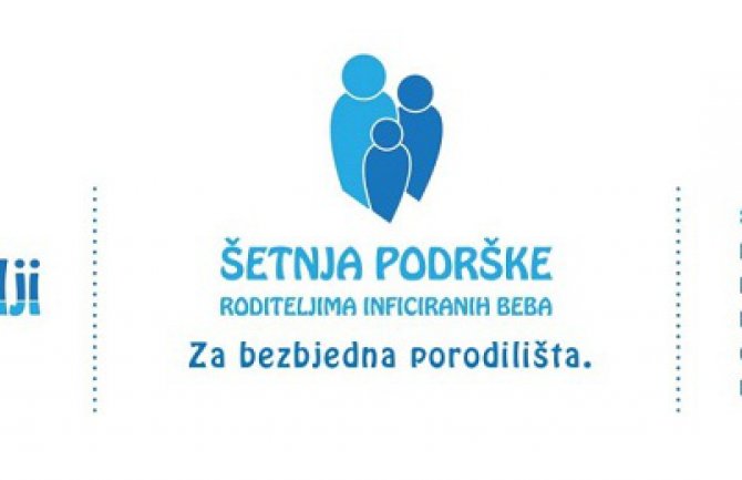 Sjutra šetnja podrške roditeljima inficiranih beba