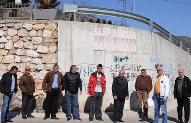 Uklonite potporni zid koji ugrožava ljudske živote