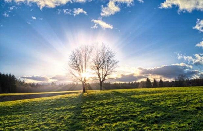 Sjutra sunčano i toplo, do 25 stepeni