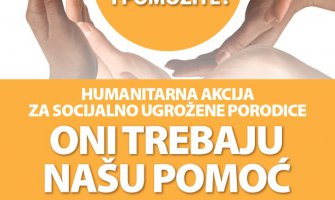 Humanitarna akcija: Pomoć za ugrožene u Podgorici, Bijelom Polju i Cetinju