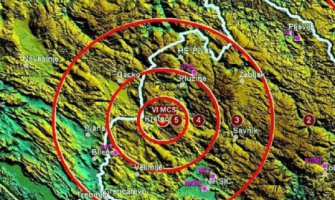 Zemljotres jačine 3,4 Rihtera kod mjesta Krstac