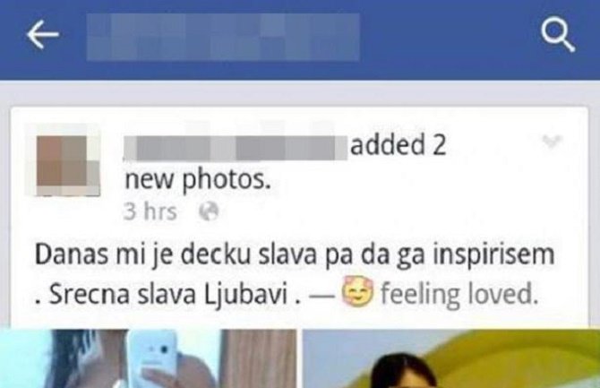 U seksi vešu čestitala momku Đurđevdan?! (FOTO)