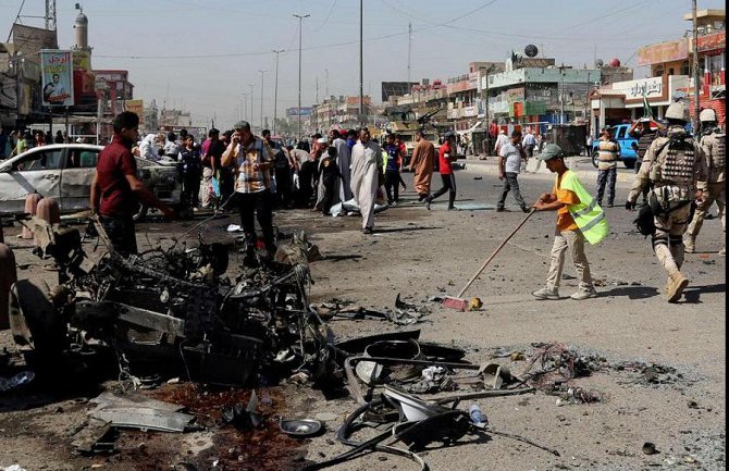 Osam žrtava bombaških napada kod Bagdada