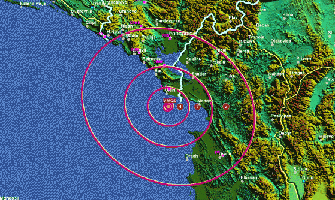 Zemljotres kod Ulcinja