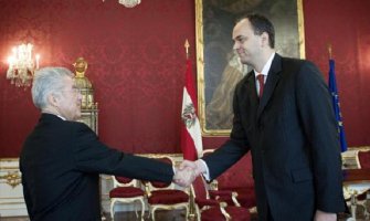 Milić predao akreditivna pisma austrijskom predsjedniku Fišeru