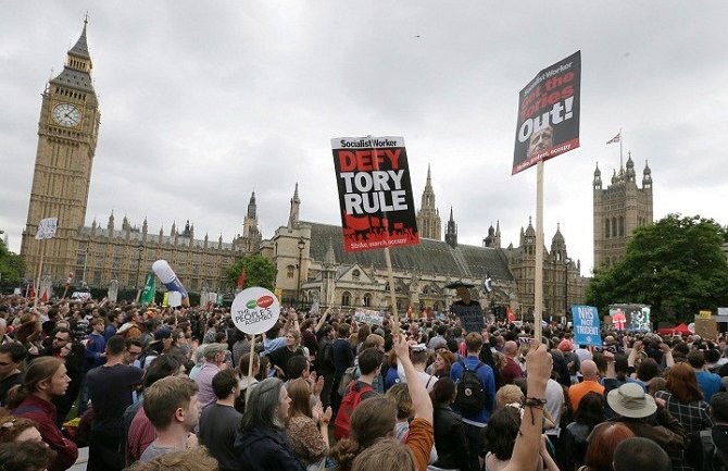 London: Demonstracije zbog 