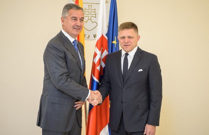 Đukanović i Fico: Crna Gora obavlja dobar integracioni posao