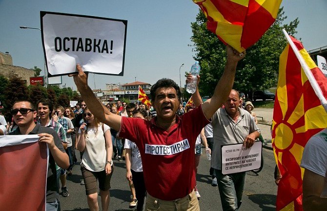 Skoplje: Protestni marš protiv Gruevskog