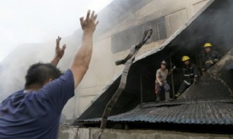 Devet radnika poginulo u požaru u fabrici obuće