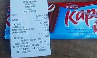 Herceg Novi: Dva kaprija platili 5,60 eura