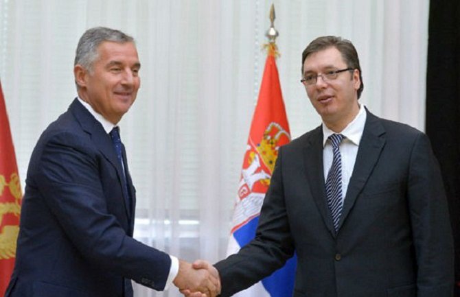 Đukanović i Vučić: Zajednički projekti pokretač razvoja