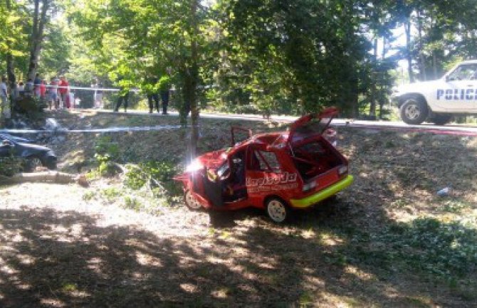 Istražuje se uzrok nesreće na auto-trci Lovćen 2015