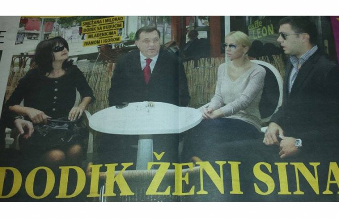 Dodik ženi sina, pjevaju Miroslav i Ceca