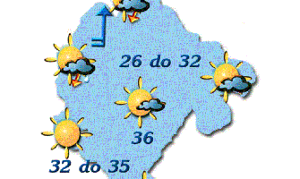 Sunčano uz slab do umjeren razvoj oblačnosti