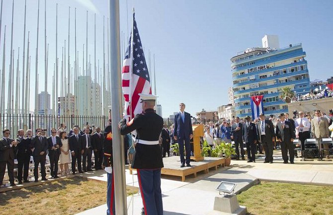 Američka zastava u Havani nakon 54 godine