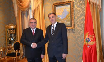 Vujanović sa novoimenovanim ambasadorima Rusije, Turske i Grčke