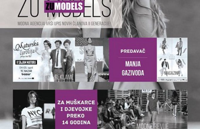 ZU MODELS: Kasting za nova lica