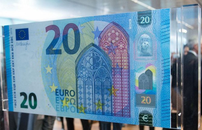 Od novembra nova novčanica od 20 eura