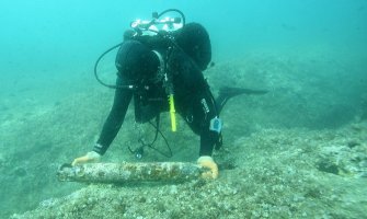 Pronađeno 6 neeksplodiranih projektila kod plaže Trsteno