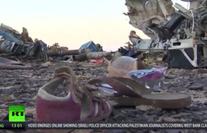 Novi snimak sa mjesta pada ruskog aviona