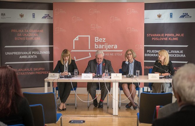 Podgorica: Kampanja u cilju eliminisanja biznis barijera