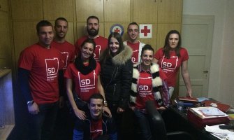 Omladina SD Nikšić donirala pomoć Crvenom krstu