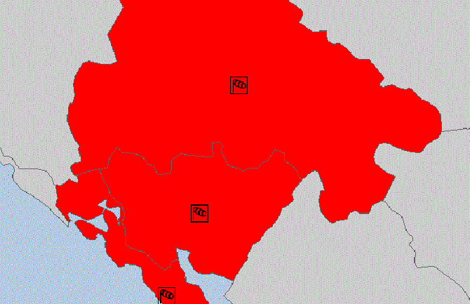 CRVENI METEOALARM: Moguće obilne padavine, olujni vjetar
